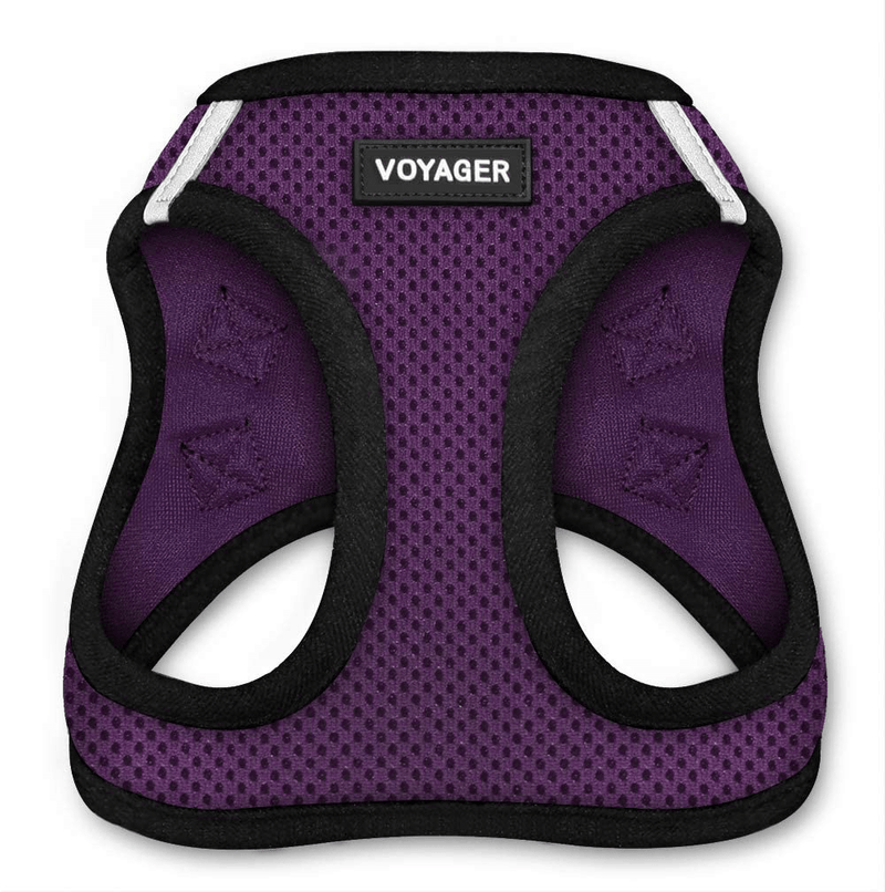 Voyager Step-In Air Dog Harness - All Weather Mesh, Step in Vest Harness for Small and Medium Dogs by Best Pet Supplies Animals & Pet Supplies > Pet Supplies > Dog Supplies Best Pet Supplies, Inc. Purple XXS (Chest: 11.5 - 13") 