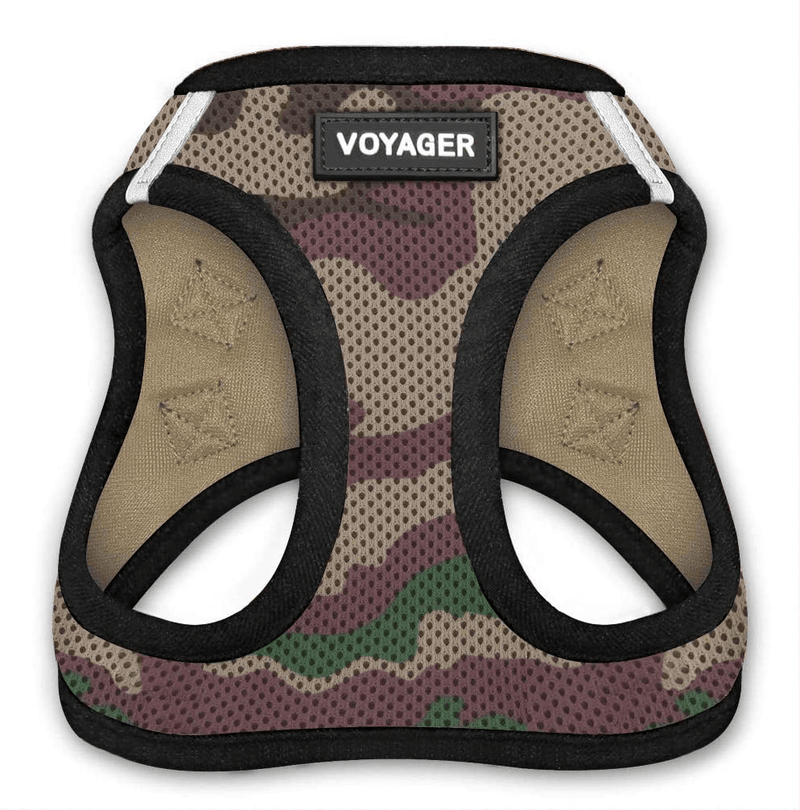 Voyager Step-In Air Dog Harness - All Weather Mesh, Step in Vest Harness for Small and Medium Dogs by Best Pet Supplies Animals & Pet Supplies > Pet Supplies > Dog Supplies Best Pet Supplies, Inc. Army Base M (Chest: 16 - 18") 
