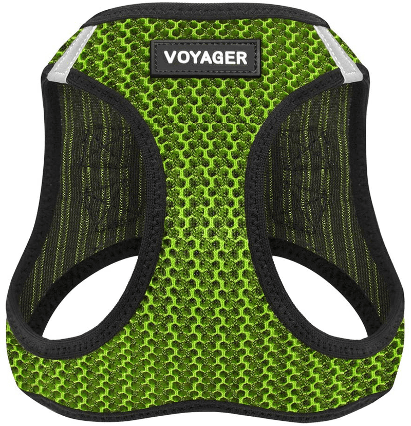 Voyager Step-In Air Dog Harness - All Weather Mesh, Step in Vest Harness for Small and Medium Dogs by Best Pet Supplies Animals & Pet Supplies > Pet Supplies > Dog Supplies Best Pet Supplies, Inc. Lime Green XS (Chest: 13 - 14.5") 