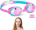 Vvinca Swimming Goggles 2 Pack Swim Goggles with 3 Nose Piece, Anti-Fog Anti-Uv Silicone Pool Goggles Adult Women Men Youth Sporting Goods > Outdoor Recreation > Boating & Water Sports > Swimming > Swim Goggles & Masks Vvinca M-1 Pack Mirrored Pink  