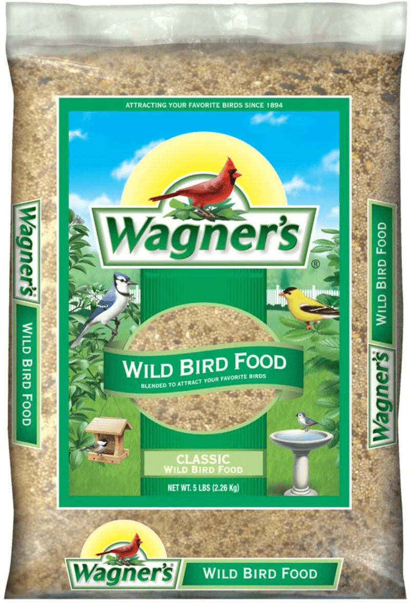 Wagner's 52003 Classic Blend Wild Bird Food, 6-Pound Bag , Green Animals & Pet Supplies > Pet Supplies > Bird Supplies > Bird Food Wagner's Food 5-Pound Bag 