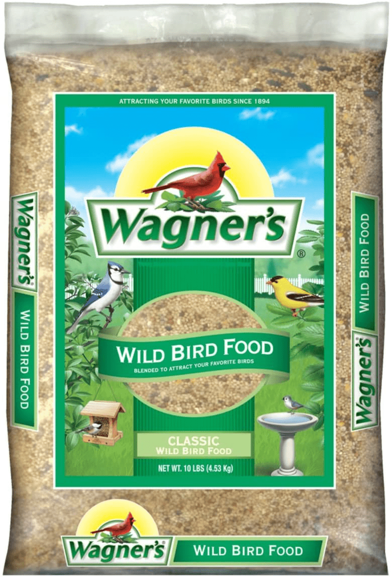 Wagner's 52003 Classic Blend Wild Bird Food, 6-Pound Bag , Green Animals & Pet Supplies > Pet Supplies > Bird Supplies > Bird Food Wagner's Food 10-Pound Bag 