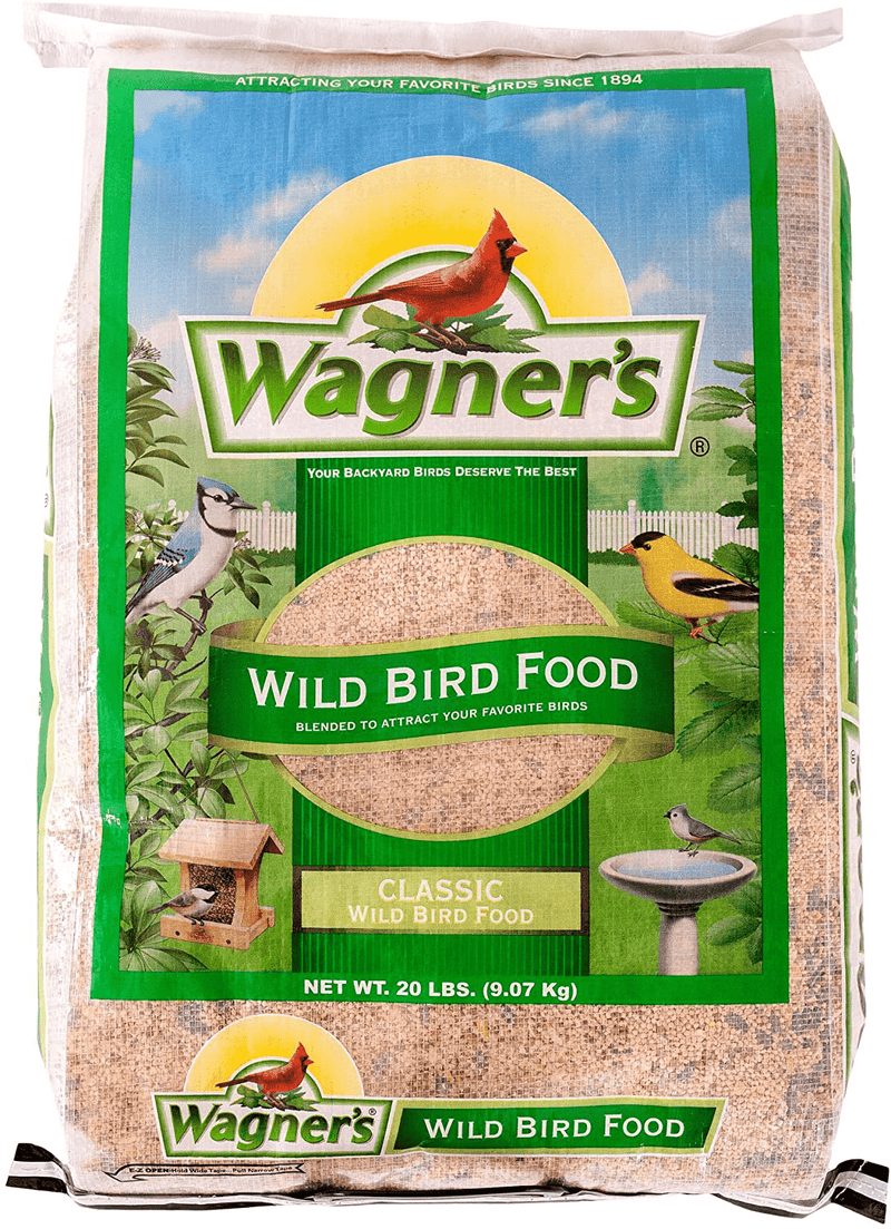Wagner's 52003 Classic Blend Wild Bird Food, 6-Pound Bag , Green Animals & Pet Supplies > Pet Supplies > Bird Supplies > Bird Food Wagner's Food 20-Pound Bag 