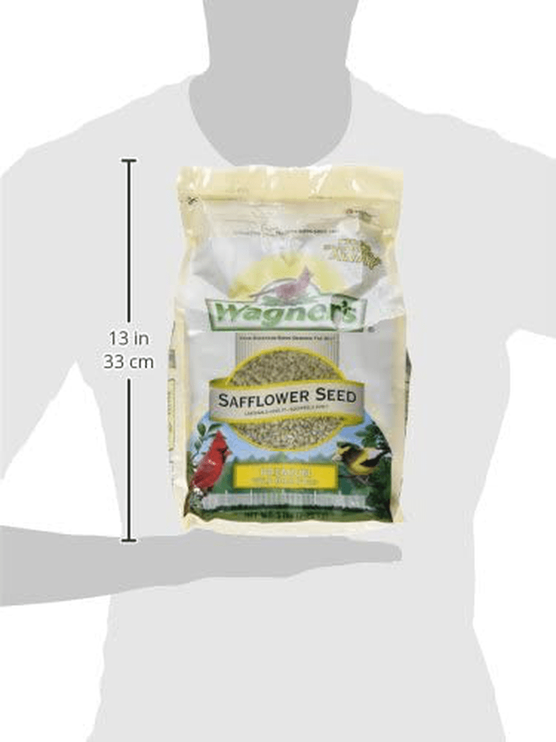 Wagner's 57075 Safflower Seed Wild Bird Food, 5-Pound Bag Animals & Pet Supplies > Pet Supplies > Bird Supplies > Bird Food Wagner's   