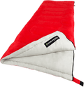 Wakeman Outdoors Sleeping Bag-Lightweight, Carrying Bag with Compression Straps Included-Great for Adults Sporting Goods > Outdoor Recreation > Camping & Hiking > Sleeping Bags Wakeman Red  