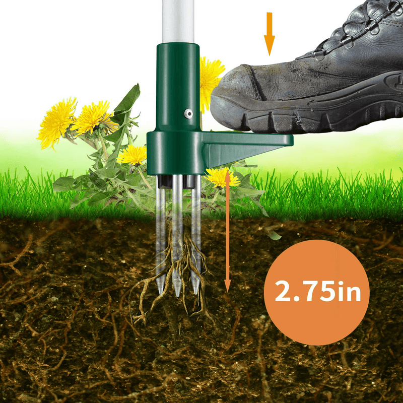 Walensee Weed Puller, Stand Up Weeder Hand Tool, Long Handle Garden Weeding Tool with 3 Claws, Hand Weed Hound Weed Puller for Dandelion, Standup Weed Root Pulling Tool and Picker, Grabber (1 Pack) Home & Garden > Lawn & Garden > Gardening > Gardening Tools > Gardening Sickles & Machetes Walensee   