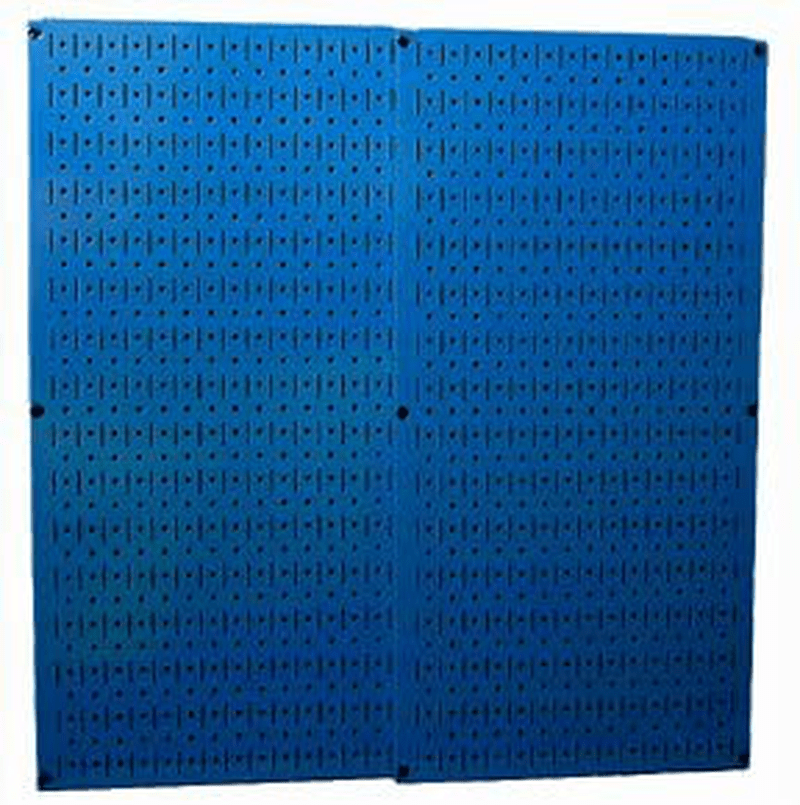Wall Control 30-P-3232GV Galvanized Steel Pegboard Pack Hardware > Hardware Accessories > Tool Storage & Organization Wall Control Blue Pegboard 