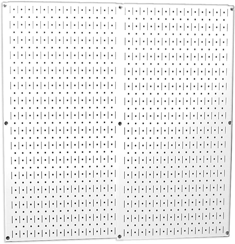 Wall Control 30-P-3232GV Galvanized Steel Pegboard Pack Hardware > Hardware Accessories > Tool Storage & Organization Wall Control White Pegboard 