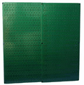 Wall Control 30-P-3232GV Galvanized Steel Pegboard Pack Hardware > Hardware Accessories > Tool Storage & Organization Wall Control Green Pegboard 