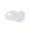 Wall Mounted Bathroom Storage Plastic Rack Home & Garden > Household Supplies > Storage & Organization KOL DEALS white  