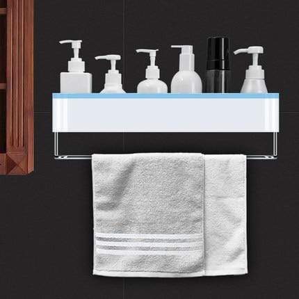 Wall-mounted Towel Storage Rack Home & Garden > Household Supplies > Storage & Organization KOL DEALS Blue China 