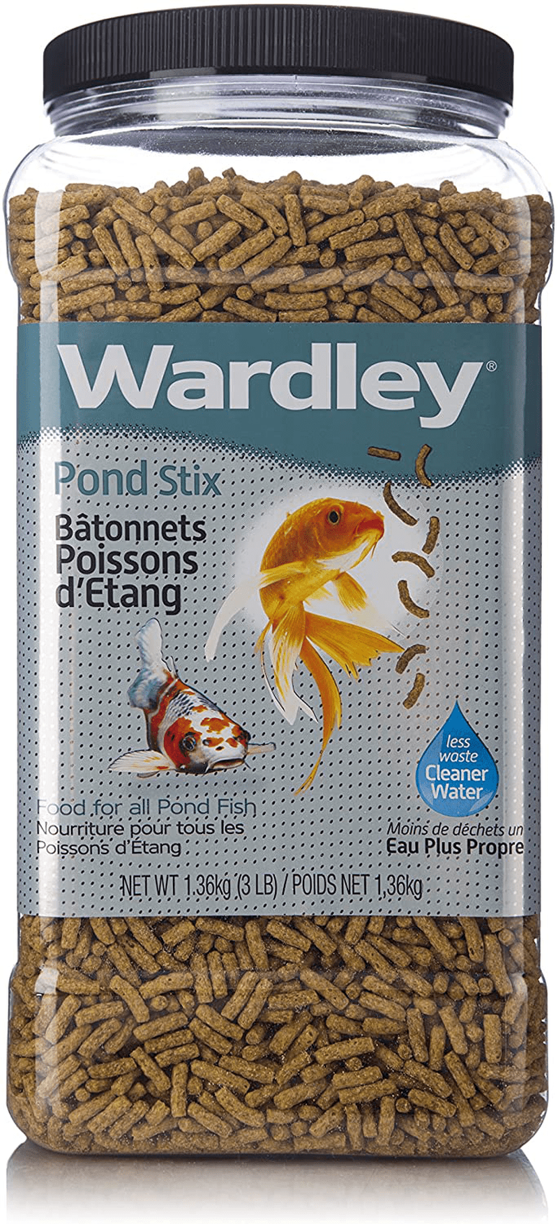 Wardley Pond Fish Food Pellets Animals & Pet Supplies > Pet Supplies > Fish Supplies > Fish Food Wardley Products Pond Stix 3 lb 