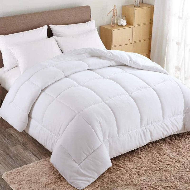 WARM HARBOR All Season down Alternative Quilted Comforter and Duvet Insert Premium Lightweight (White, Twin) Home & Garden > Linens & Bedding > Bedding > Quilts & Comforters WARM HARBOR   
