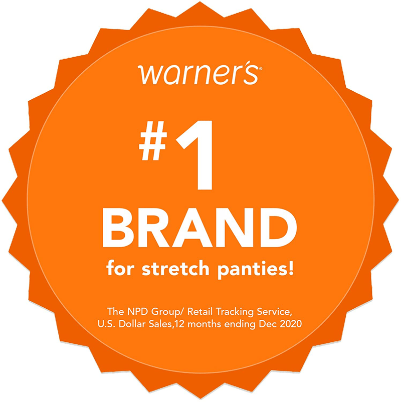 Warner's Women's No Pinching No Problem Microfiber with Lace Brief Panty Apparel & Accessories > Clothing > Underwear & Socks > Underwear Warner's   