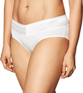 Warner's Women's No Pinching No Problems Lace Hipster Panty Apparel & Accessories > Clothing > Underwear & Socks > Underwear Warner's White XX-Large 