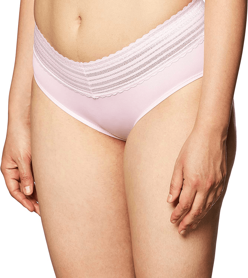 Warner's Women's No Pinching No Problems Lace Hipster Panty Apparel & Accessories > Clothing > Underwear & Socks > Underwear Warner's Pale Pink XX-Large 