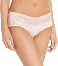 Warner's Women's No Pinching No Problems Lace Hipster Panty  Warner's Peach Glow Vintage Silhoutte Small 