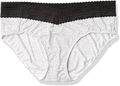 Warner's Women's No Pinching No Problems Lace Hipster Panty  Warner's Cute White Dot Small 
