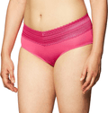 Warner's Women's No Pinching No Problems Lace Hipster Panty  Warner's Pink Glow X-Large 