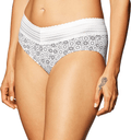 Warner's Women's No Pinching No Problems Lace Hipster Panty  Warner's Evening Blue Star Print 3X-Large 