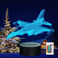 Warplane Night Lights,Kids Airplane 3D Night Light Bedside Lamp Fighter Toy Light 7 Colors Changing with Remote Control Best Christmas Gifts and Birthday Gifts for Boys Girls Kids Baby Home & Garden > Lighting > Night Lights & Ambient Lighting Anywin Warplane  