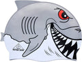 Water Gear Critter Cap - Extremely Durable Swimming Cap for Kids - Great for Improving Swimming Skills and Instilling Confidence in the Water - Long-Lasting Toddler Swimming Cap Sporting Goods > Outdoor Recreation > Boating & Water Sports > Swimming > Swim Caps Water Gear GREAT WHITE  
