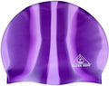Water Gear Silicone Adult Swim Cap - Flexible Unisex Waterproof - Great for Short and Long Hair - Improve Your Performance - Women Men and Teens -Triathlon Swimmers and Athletes Sporting Goods > Outdoor Recreation > Boating & Water Sports > Swimming > Swim Caps Water Gear PINK/WHITE  