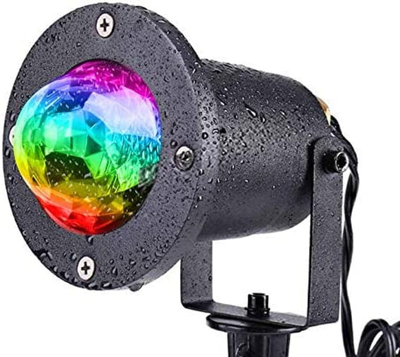 Water Wave Lights Projector Outdoor - KOOT Waterproof LED Ripple Garden Lights RGBW 10 Colors Water Effect or Flame Fire Effect with Remote for Patio Christmas Halloween Wedding Swimming Pool Display Home & Garden > Pool & Spa > Pool & Spa Accessories KOOT   