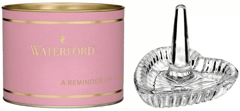 Waterford Heart Ring Holder (pink Tube)