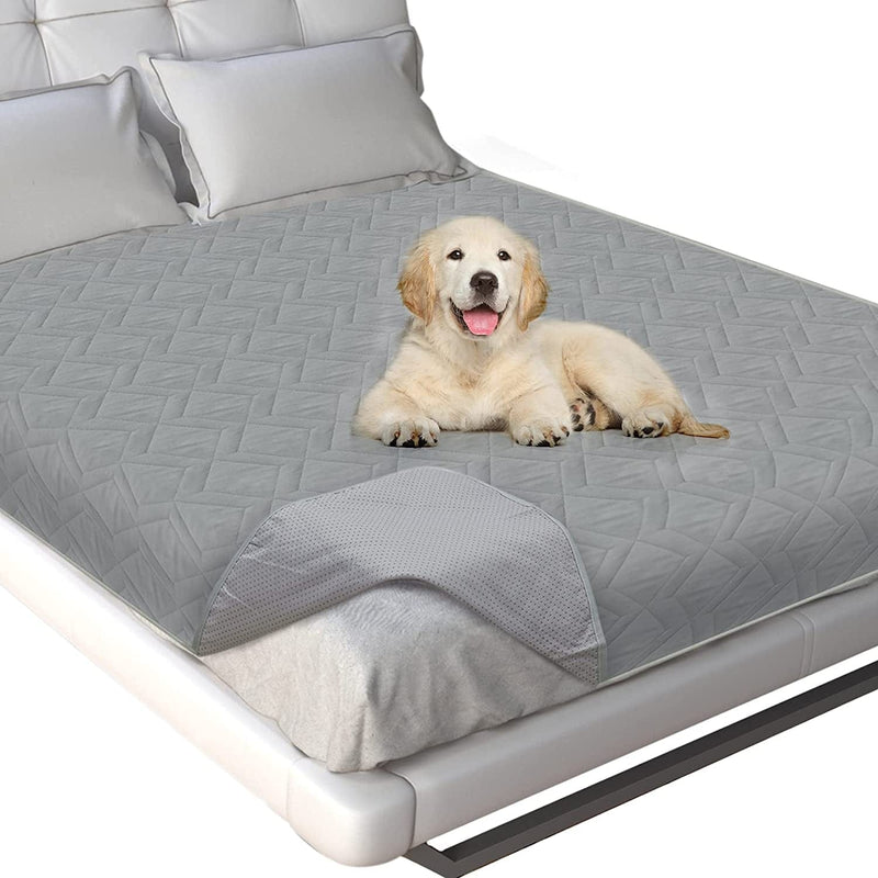 Waterproof Dog Bed Cover Pet Blanket Sofa with Non-Skid Bottom, Couch Cover for Dogs, Mattress Protector Furniture Protector Home & Garden > Decor > Chair & Sofa Cushions Moonsea 68" X 82"  