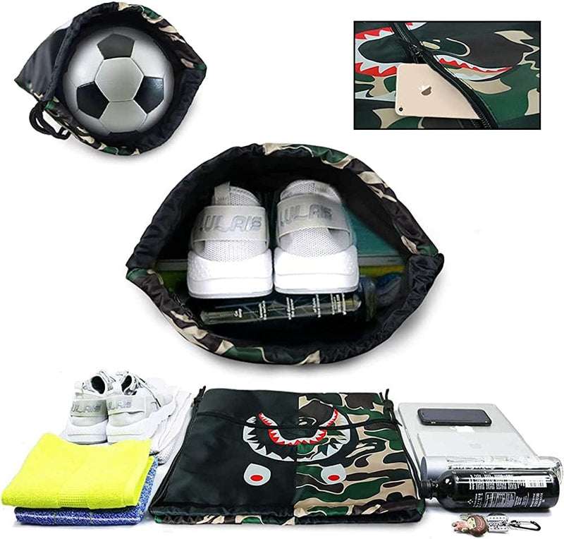 Waterproof Gym Drawstring Bag,Sports Backpack for Men Women Girls Boys Home & Garden > Household Supplies > Storage & Organization KOL DEALS   