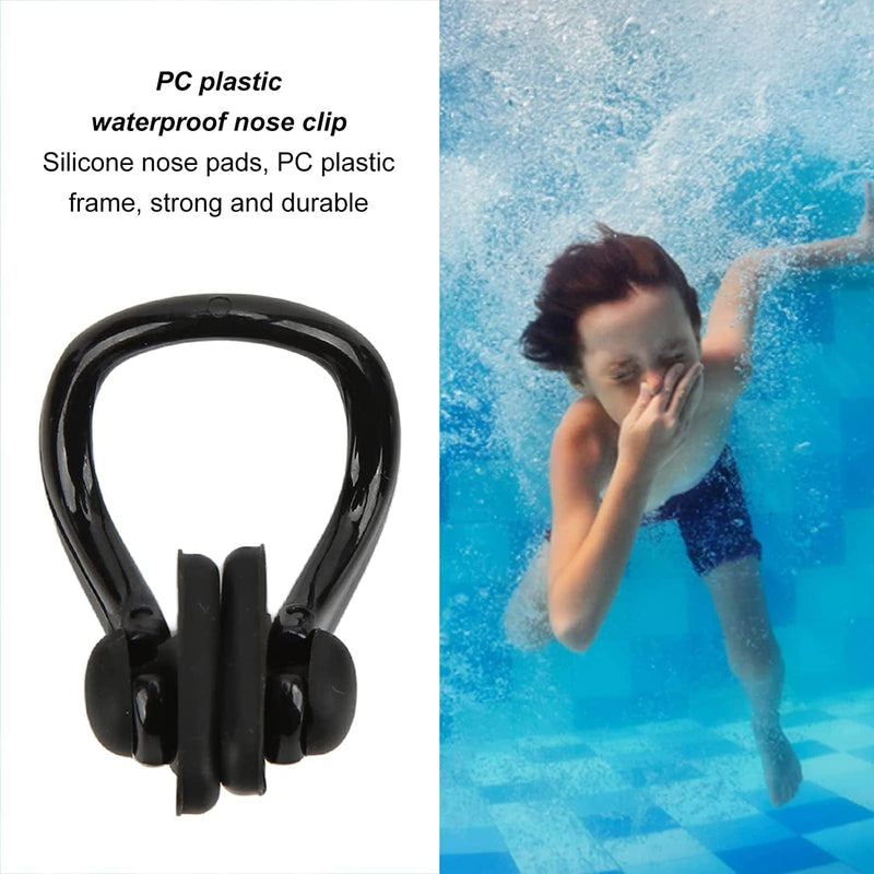 Waterproof Swimming Earplugs Swim Nose Clips Silicone Swim Training Ear and Nose Protector Set for Kids and Adults Sporting Goods > Outdoor Recreation > Boating & Water Sports > Swimming Alomejor   