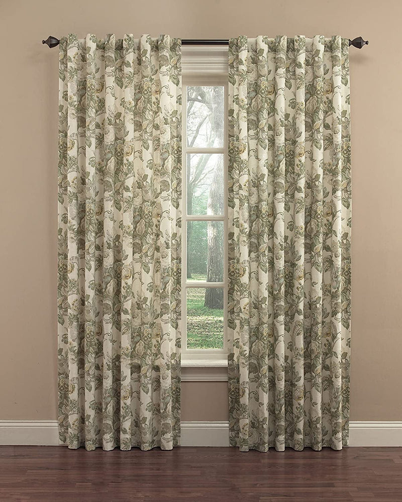 Waverly Spring Bling-Rod Pocket Curtains for Living Room, Single Panel, 63X52, Platinum Home & Garden > Decor > Window Treatments > Curtains & Drapes WAVERLY   