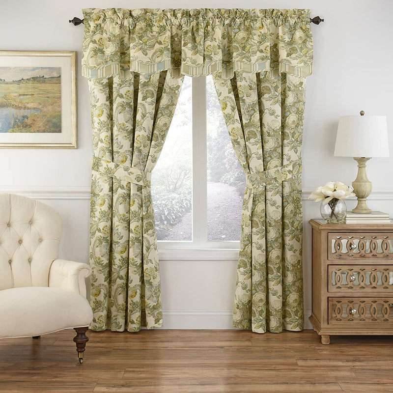 Waverly Spring Bling-Rod Pocket Curtains for Living Room, Single Panel, 63X52, Platinum Home & Garden > Decor > Window Treatments > Curtains & Drapes WAVERLY   
