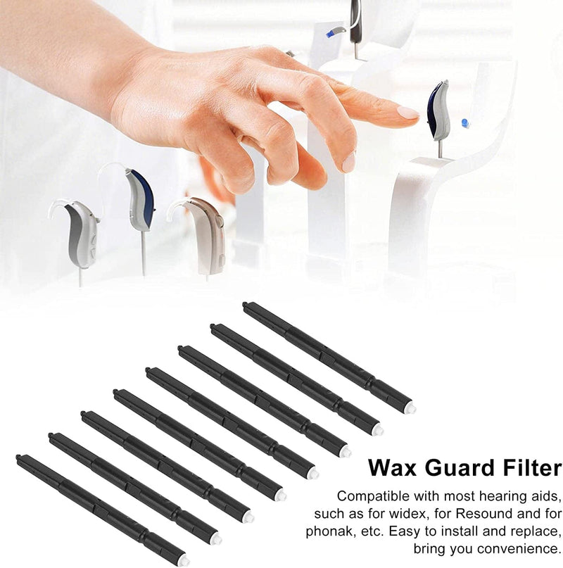 Wax Guard, Universal 1.2Mm Cerumen Guard Filter Replacement Parts for Elderly Senior