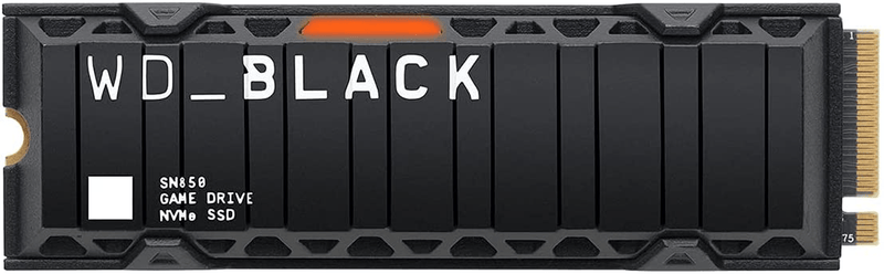 WD_BLACK 500GB SN850 NVMe Internal Gaming SSD Solid State Drive - Gen4 PCIe, M.2 2280, 3D NAND, Up to 7,000 MB/s - WDS500G1X0E Electronics > Electronics Accessories > Computer Components > Storage Devices Western Digital SSD with Heatsink 1TB 