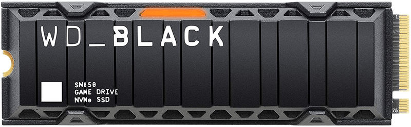 WD_BLACK 500GB SN850 NVMe Internal Gaming SSD Solid State Drive - Gen4 PCIe, M.2 2280, 3D NAND, Up to 7,000 MB/s - WDS500G1X0E Electronics > Electronics Accessories > Computer Components > Storage Devices Western Digital SSD with Heatsink 500GB 