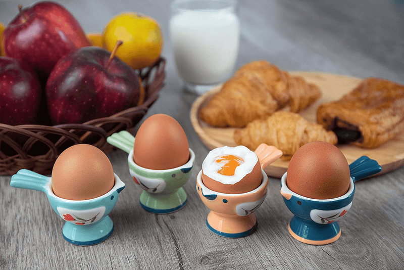 WD-Set of 2 Pcs Cute Bird Shape Ceramic soft or Hard boiled egg cup holder (Egg holder) - for Breakfast Brunch,kitchenware, home kitchen decoration or even a gift Sky color with cutely package. Home & Garden > Decor > Seasonal & Holiday Decorations& Garden > Decor > Seasonal & Holiday Decorations WD store   