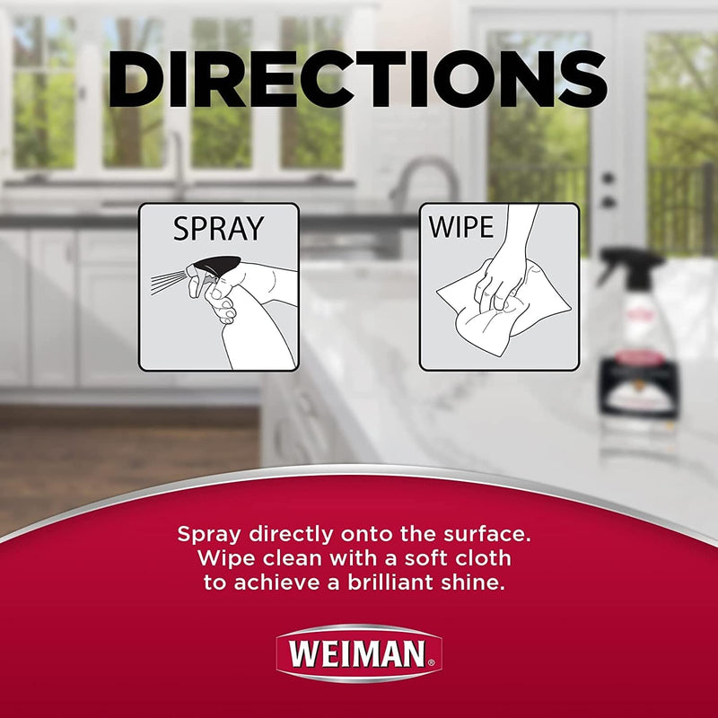 Weiman Quartz Countertop Cleaner and Polish (2 Pack) Clean and Shine Your Quartz Countertops Islands and Stone Surfaces with Ultra Violet Protection Home & Garden > Household Supplies > Household Cleaning Supplies Weiman   