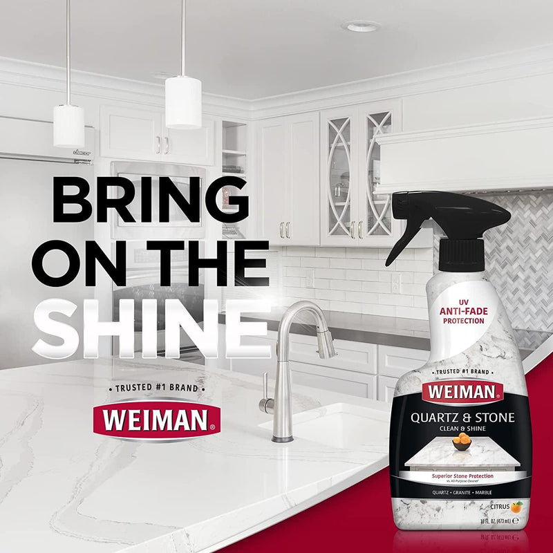 Weiman Quartz Countertop Cleaner and Polish (2 Pack) Clean and Shine Your Quartz Countertops Islands and Stone Surfaces with Ultra Violet Protection Home & Garden > Household Supplies > Household Cleaning Supplies Weiman   