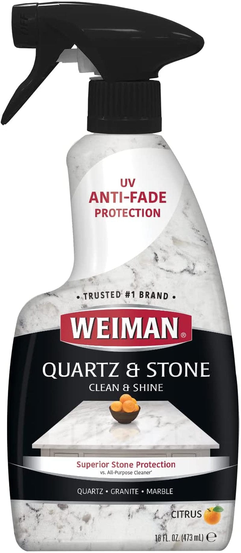 Weiman Quartz Countertop Cleaner and Polish (2 Pack) Clean and Shine Your Quartz Countertops Islands and Stone Surfaces with Ultra Violet Protection