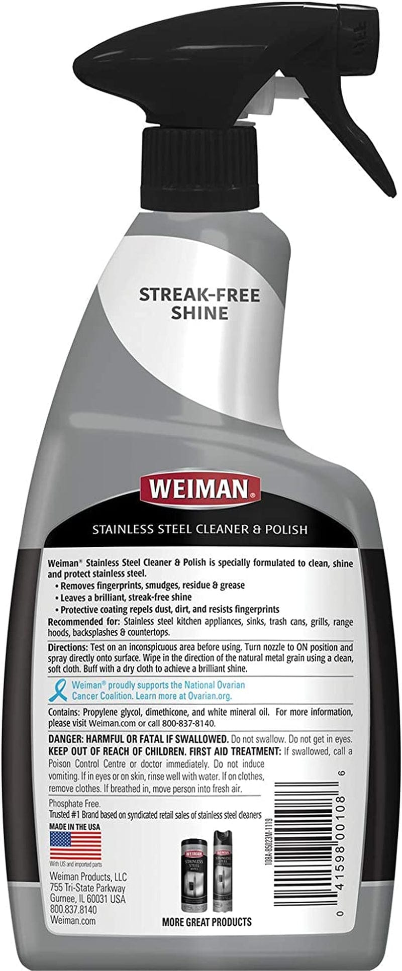 Weiman Stainless Steel Cleaner & Cooktop Heavy Duty Polish - Powerful Appliance Kitchen Cleaning Kit Home & Garden > Household Supplies > Household Cleaning Supplies Weiman Products, LLC.   