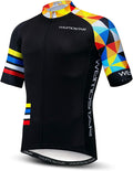 Weimostar Cycling Jersey Men'S Short Sleeve Bike Shirt Top Sporting Goods > Outdoor Recreation > Cycling > Cycling Apparel & Accessories Weimostar Multicolored X-Large 
