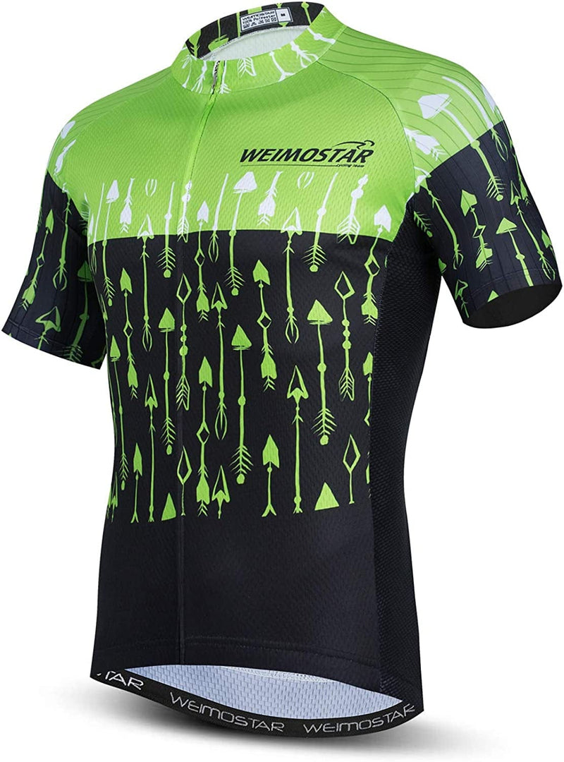 Weimostar Cycling Jersey Men'S Short Sleeve Bike Shirt Top Sporting Goods > Outdoor Recreation > Cycling > Cycling Apparel & Accessories Weimostar Cycling X-Large 