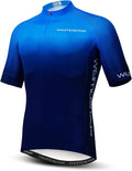 Weimostar Cycling Jersey Men'S Short Sleeve Bike Shirt Top Sporting Goods > Outdoor Recreation > Cycling > Cycling Apparel & Accessories Weimostar Blue XX-Large 