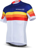 Weimostar Cycling Jersey Men'S Short Sleeve Bike Shirt Top Sporting Goods > Outdoor Recreation > Cycling > Cycling Apparel & Accessories Weimostar Orange 4X-Large 