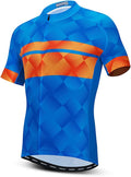 Weimostar Men'S Cycling Bike Jersey Short Sleeve with 3 Rear Pockets- Moisture Wicking, Breathable, Quick Dry Biking Shirt Sporting Goods > Outdoor Recreation > Cycling > Cycling Apparel & Accessories Weimostar Cf0077 3X-Large 