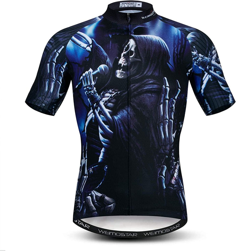 Weimostar Summer Men'S Cycling Jersey Short Sleeve Mountain Bike Road Bicycle Shirt Sporting Goods > Outdoor Recreation > Cycling > Cycling Apparel & Accessories Weimostar Singer XX-Large 