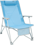 #WEJOY 2 Pack High Back Folding Beach Chair,Portable Lightweight Camping Lawn Chairs for Adults with Hard Arm,Headrest,Pocket for Outdoor Camp Festival Sand Concert Travel Picnic BBQ, 265 LBS Sporting Goods > Outdoor Recreation > Camping & Hiking > Camp Furniture #WEJOY 1-pack  