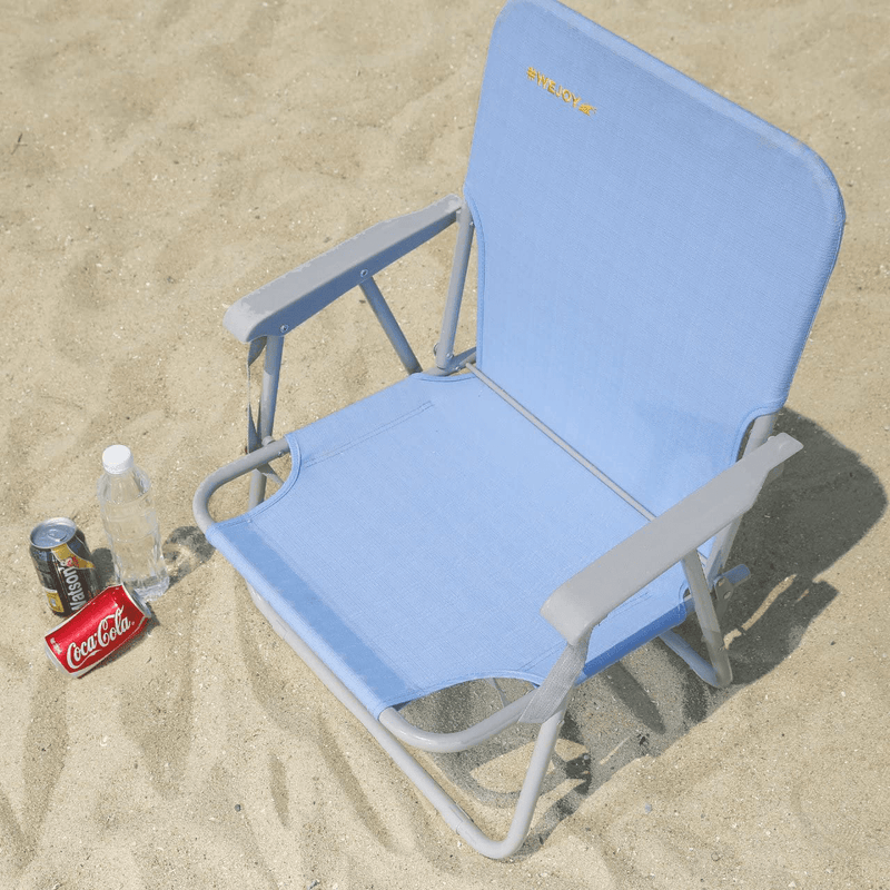 #WEJOY Chaises de plage robustes Chaise de camping portable Chaise pliante Sac à dos Chaise de camping légère et pliable Chaises d'extérieur à dossier haut avec bandoulière pour l'extérieur, supporte jusqu'à 136 kg